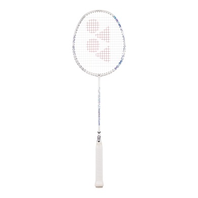 Yonex rakieta do badmintona Astrox 02 Clear (z przewagą wagi na głowicy, bardzo elastyczna) biała - naciągnięta -